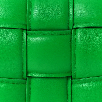 Bottega Veneta Nappa Maxi Intreccio Small Padded Cassette Crossbody Bag Grass 10 of 13