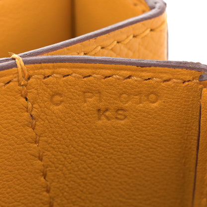 Hermes Epsom Mosaique Au 24-17 Jaune Ambre 7 of 10