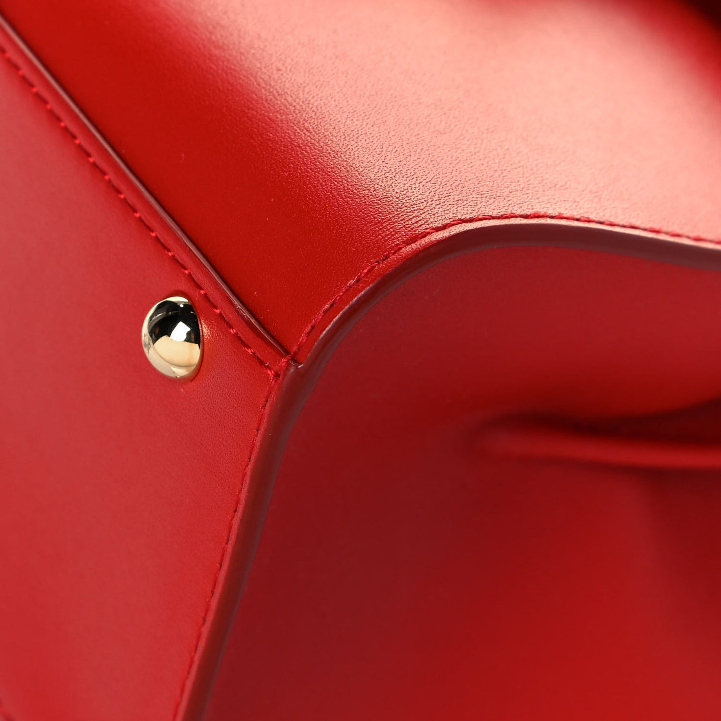 Box Calfskin Mini Brillant Satchel Red