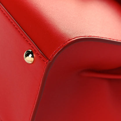 Delvaux Box Calfskin Mini Brillant Satchel Red 10 of 14