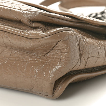 Saint Laurent Crinkled Calfskin Matelasse Monogram Medium Niki Chain Satchel Light Taupe 10 of 10