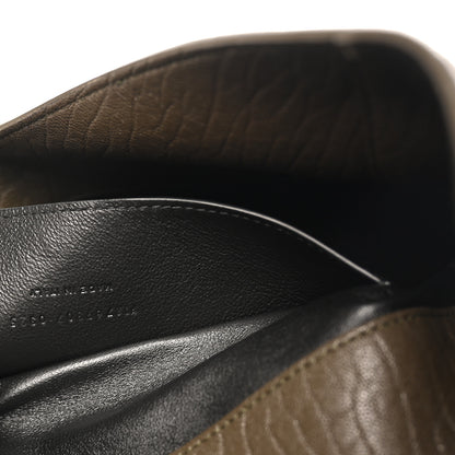 Saint Laurent Grained Lambskin Large Cassandre Envelope Pouch Light Musk 15 of 16