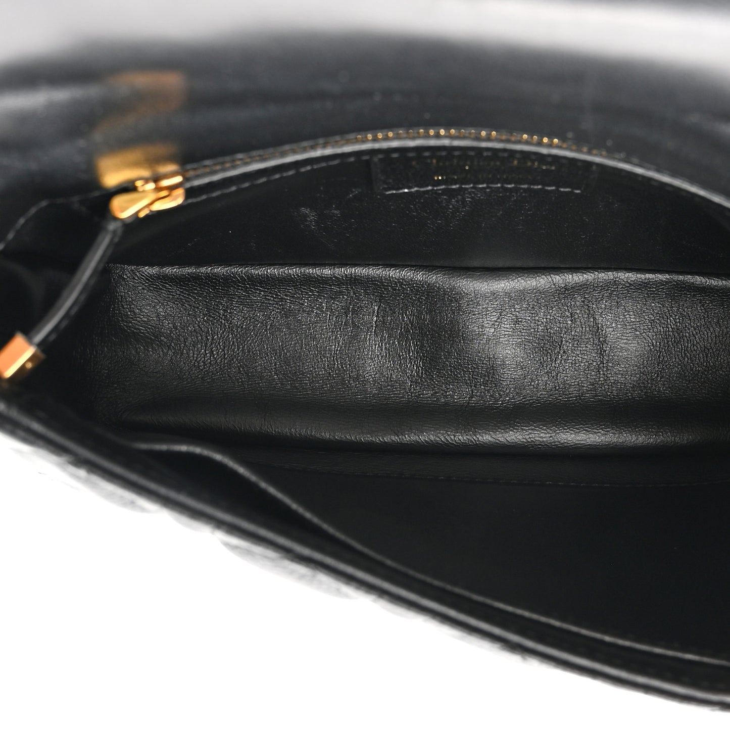 Calfskin Cannage Small Caro Bag Black