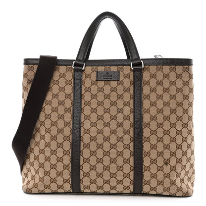 Gucci GG Monogram Large Joy Tote Bag Dark Brown 1 of 15