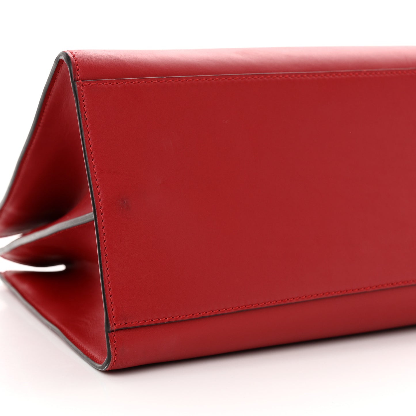 Nappa Bamboo Web Medium Nymphaea Top Handle Bag Hibiscus Red