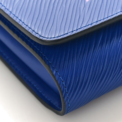 Louis Vuitton Epi Flamingo Twist Chain Wallet Blue 7 of 8
