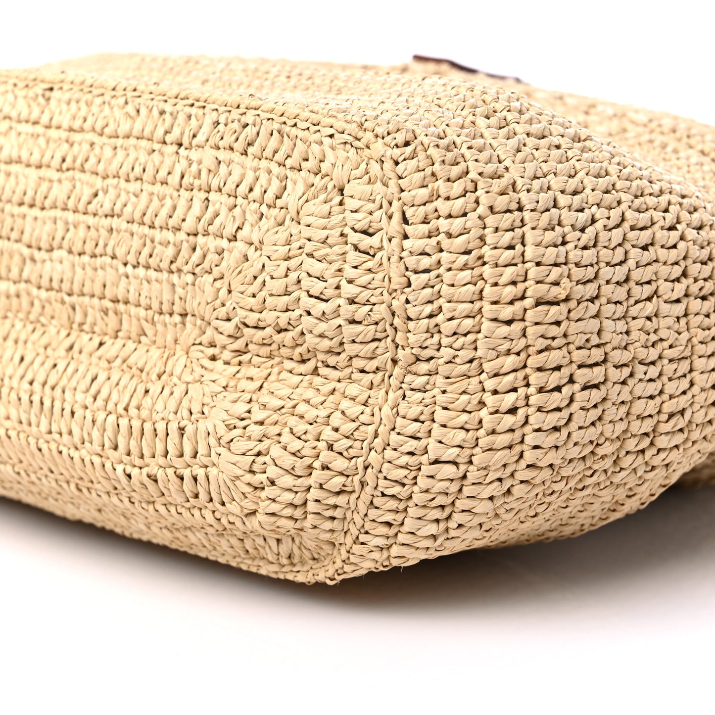 Raffia Monogram Hobo Naturale