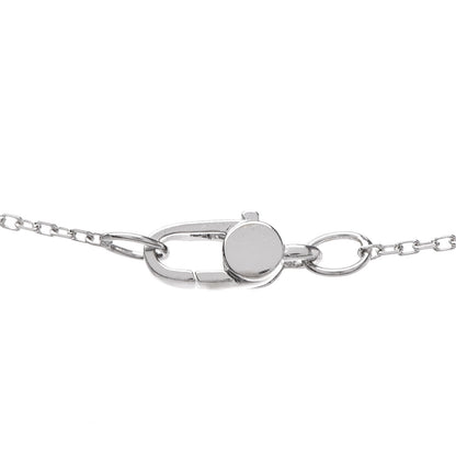 Gucci 18K White Gold Diamond Icon Twirl Pendant Necklace 4 of 11