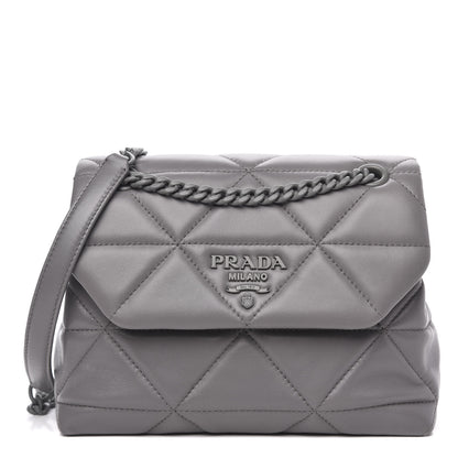Prada Nappa Triangle Stitched Small Spectrum Bag Marmo 1 of 10
