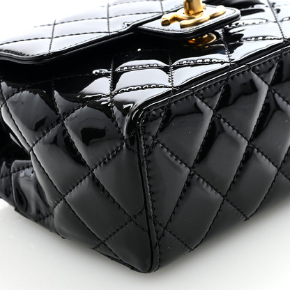 Chanel Patent Calfskin Quilted Mini Square Flap Black 8 of 9