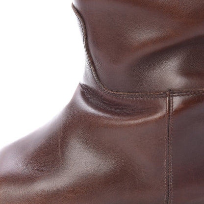 Hermes Box Kelly Jumping Boots 37 Chocolate 15 of 24