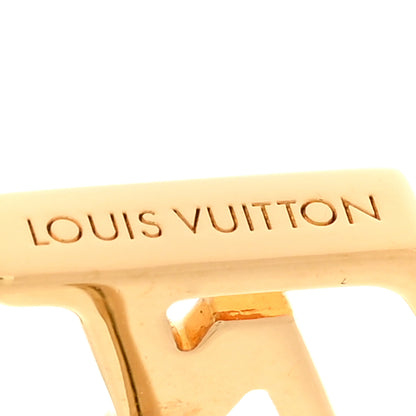 Louis Vuitton Metal LV Iconic Earrings Gold 4 of 7