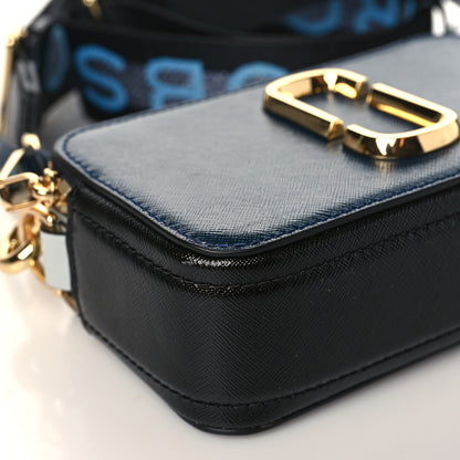 Marc Jacobs Saffiano Small Snapshot Camera Bag Blue Sea 8 of 9
