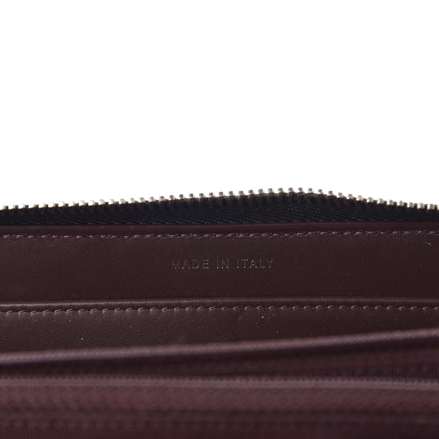 Caviar Chevron Quilted Large Gusset Zip Around Wallet Black