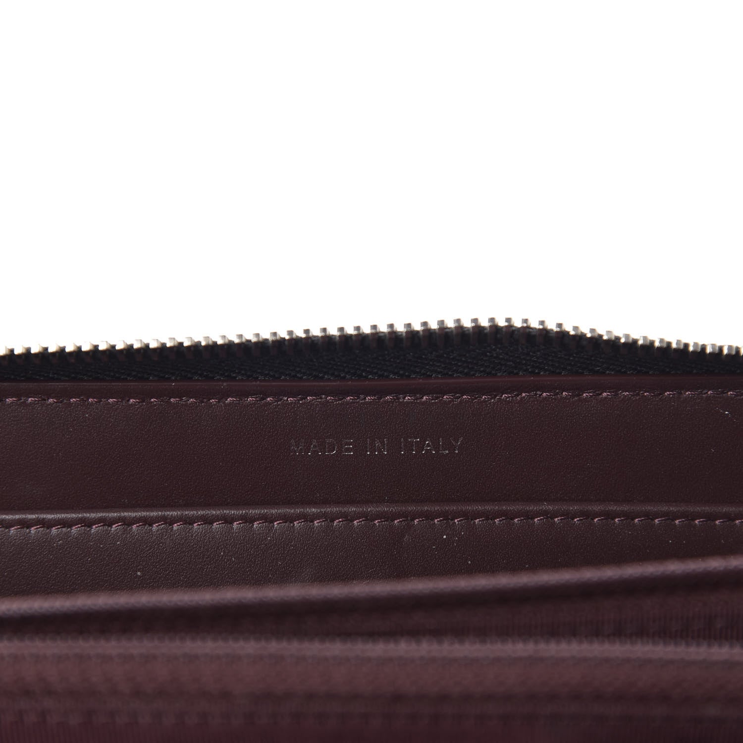 Chanel Caviar Chevron Quilted Large Gusset Zip Around Wallet Black 8 of 10
