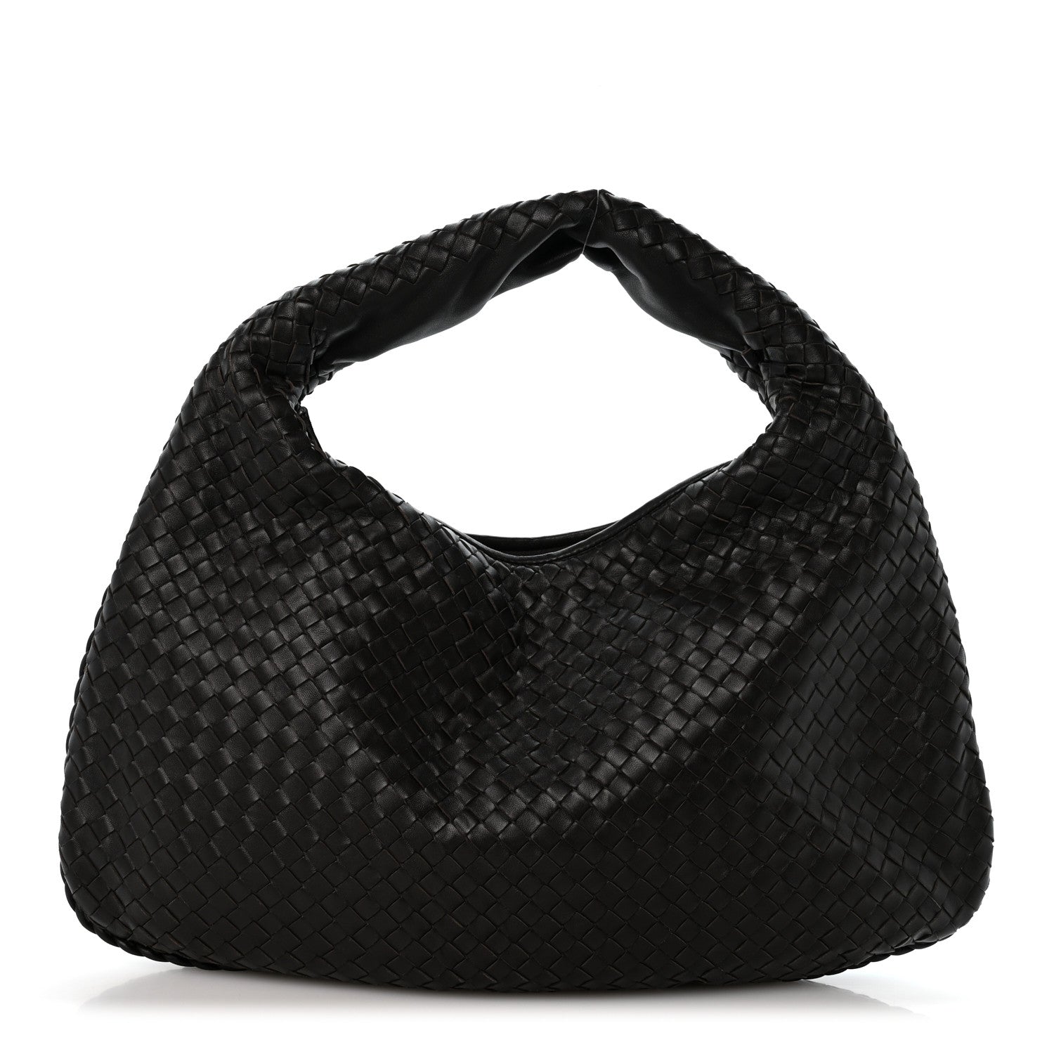 Bottega Veneta Nappa Intrecciato Large Belly Veneta Hobo Ebano 1 of 11