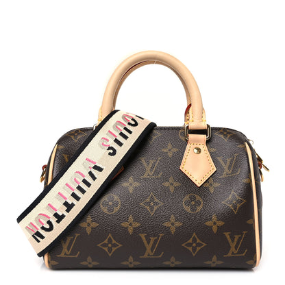 Louis Vuitton Monogram Speedy Bandouliere 20 Black 1 of 8