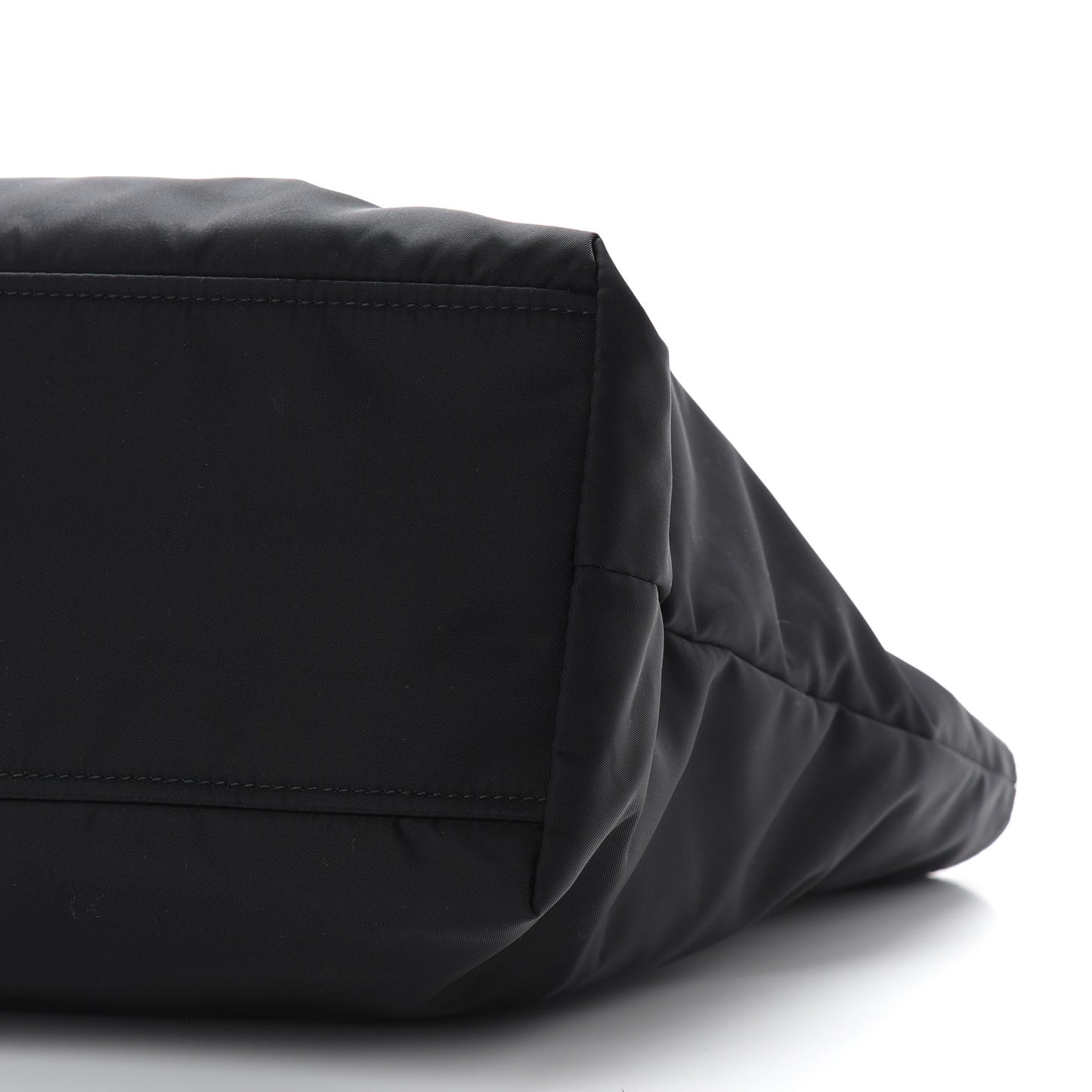 Tessuto Nylon Saffiano Tote Black