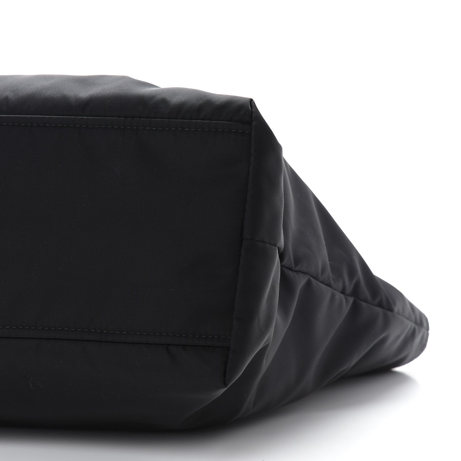 Prada Tessuto Nylon Saffiano Tote Black 7 of 8