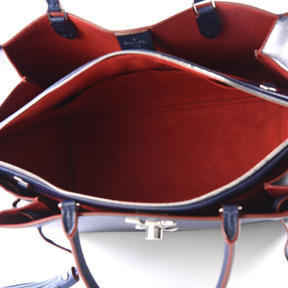 Louis Vuitton Calfskin Lockmeto Marine Rouge 4 of 11