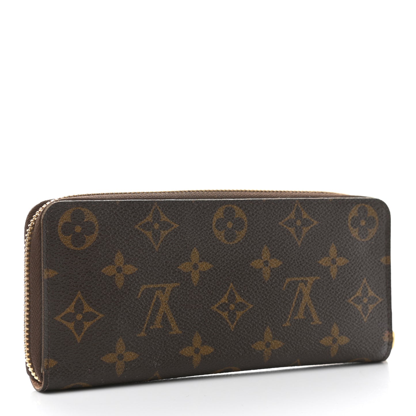Monogram Clemence Wallet Rose Ballerine