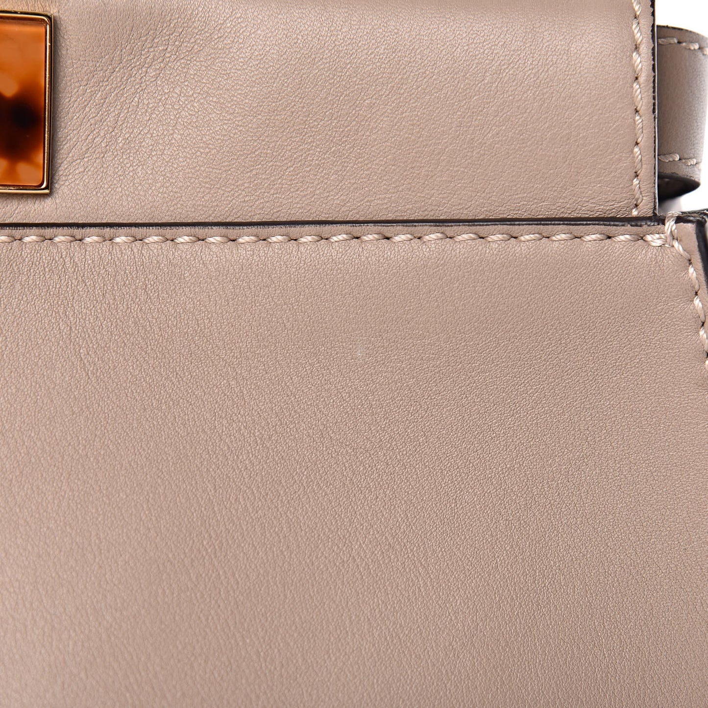 Vitello Seta Plexiglass Tortoise Medium Peekaboo Iconic Satchel Tortora