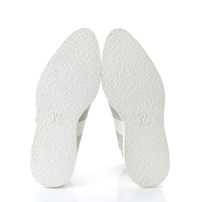Louis Vuitton Calfskin Suede Mens Creeper Ankle Boots 8.5 White 5 of 8