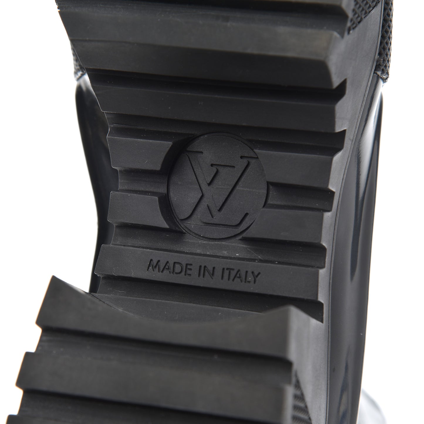 Patent Calfskin Spaceship Laureate Platform Desert Boots 37.5 Silver