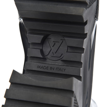 Louis Vuitton Patent Calfskin Spaceship Laureate Platform Desert Boots 37.5 Silver 7 of 21