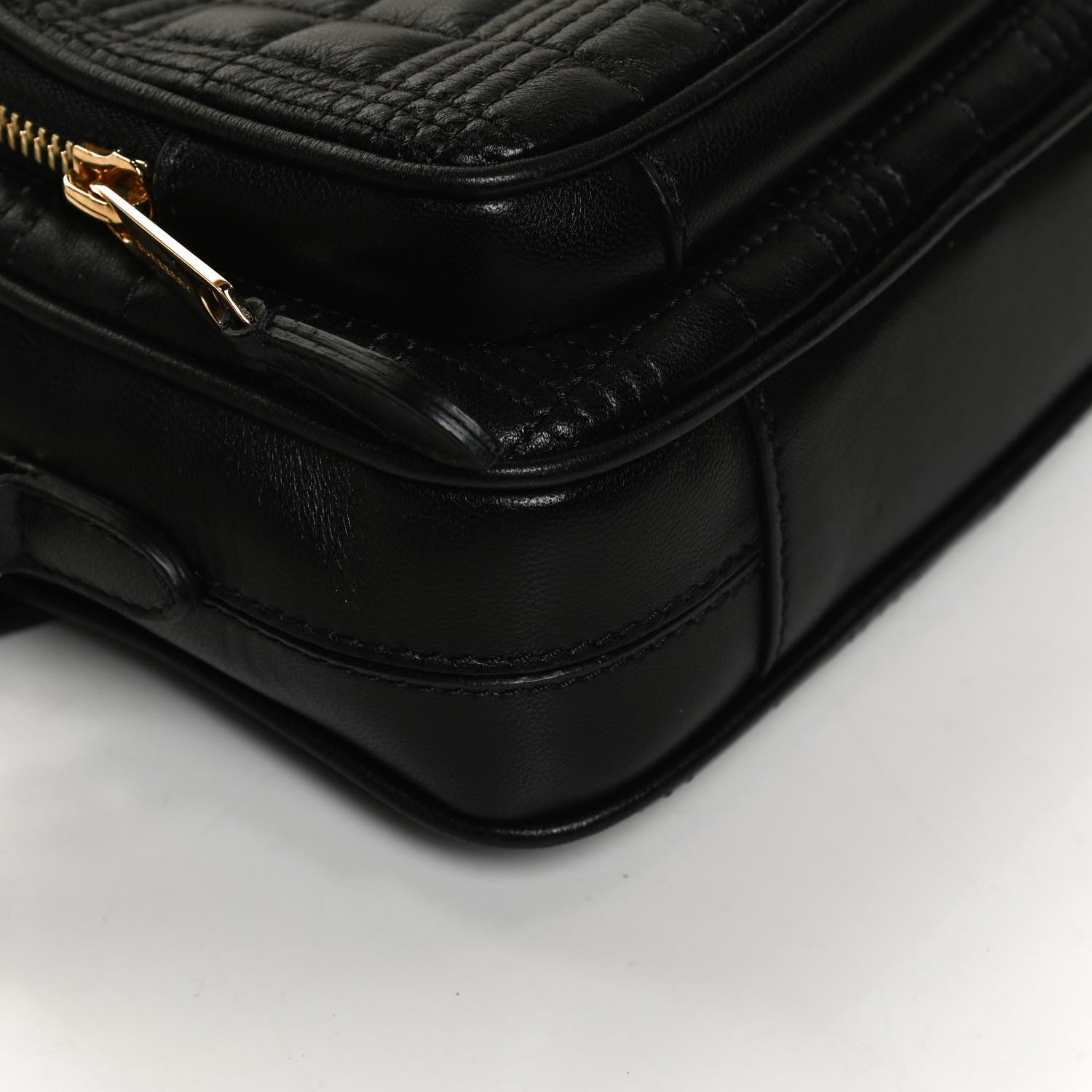 Burberry Lambskin Quilted Mini Camera Bag Black 11 of 11