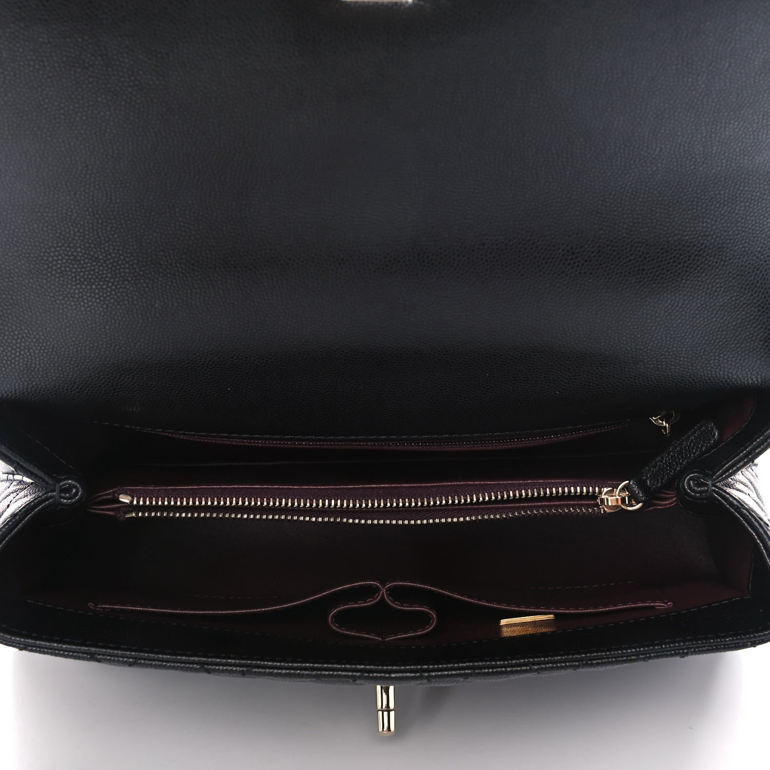 Chanel Caviar Quilted Small Coco Handle Flap Black 5 of 12