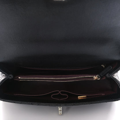 Chanel Caviar Quilted Small Coco Handle Flap Black 5 of 12
