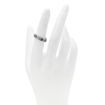 Gucci 18K White Gold Diamond Icon Stardust Band Ring 52/6 2 of 5