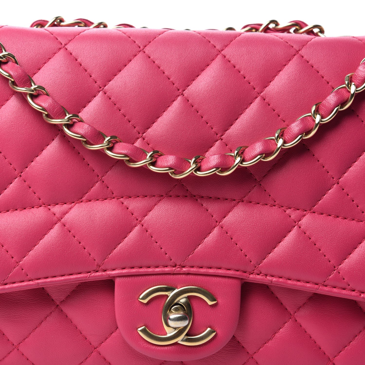Chanel Lambskin Quilted Medium Mademoiselle Chic Flap Pink 12 of 12