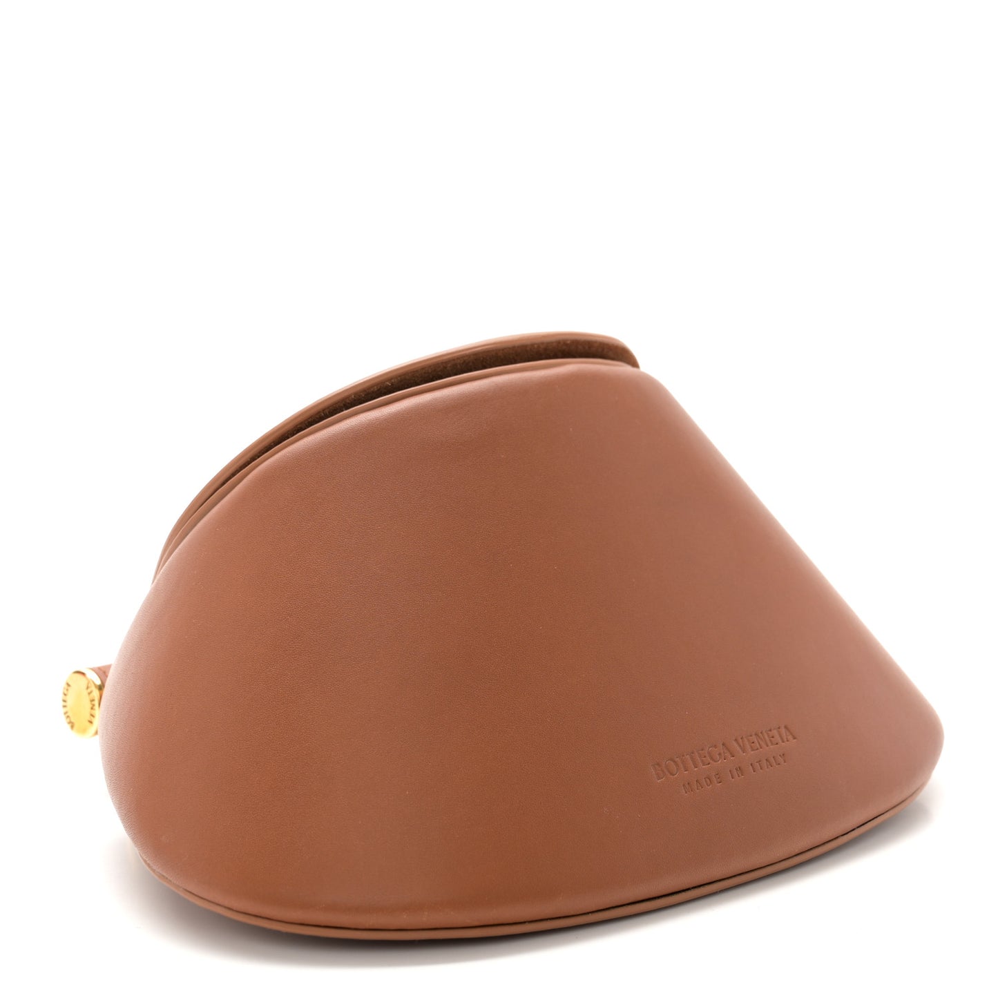 Calfskin Small Fisherman Bag Wood Muse Brass