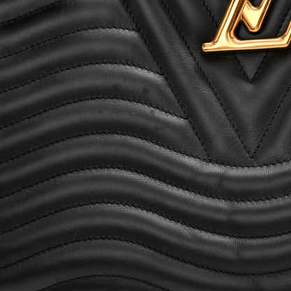 Louis Vuitton Calfskin New Wave Chain Tote Black 10 of 11