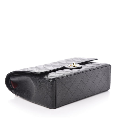 Chanel Caviar Quilted Maxi Double Flap Black 4 of 10