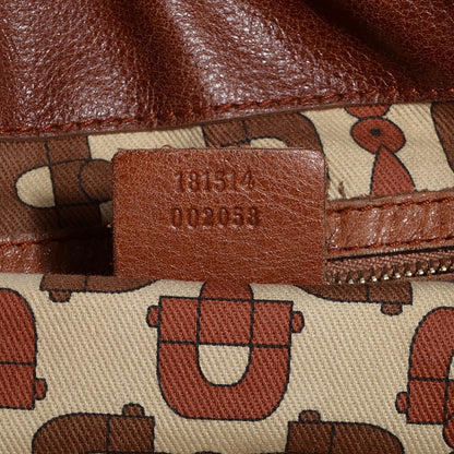 Gucci Leather Guccissima Trim Large Signoria Hobo Brown 7 of 7