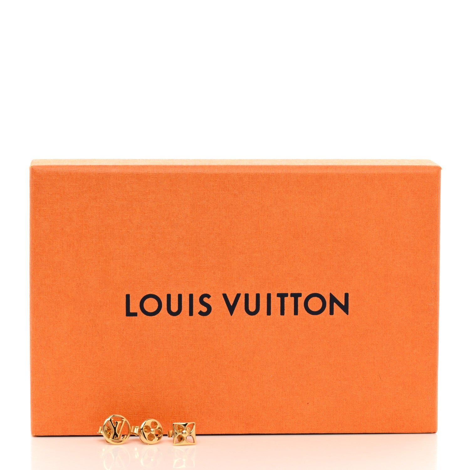 Louis Vuitton Metal Crazy In Lock Earrings Set Gold 5 of 5