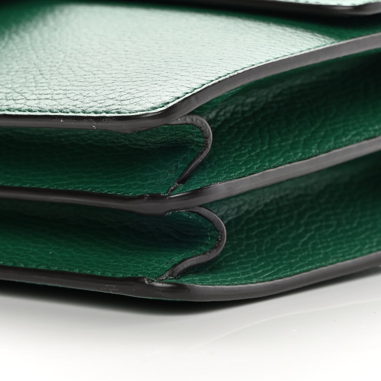 Pebbled Calfskin Small Dionysus Shoulder Bag Emerald