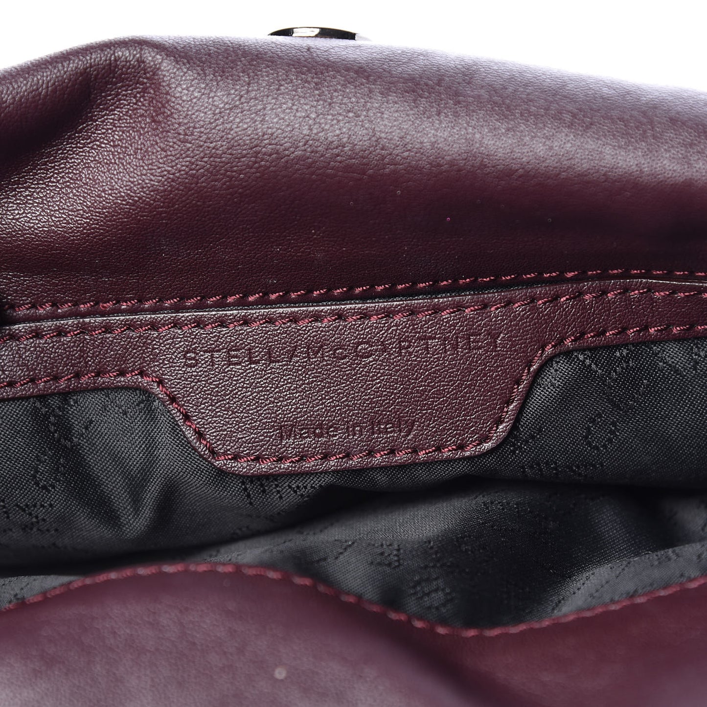 Alter Nappa Embossed Mini Star Falabella Tote Burgundy