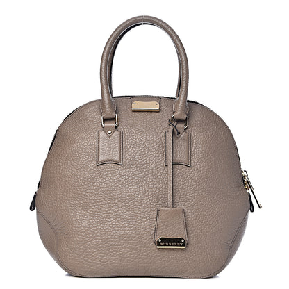 Burberry Heritage Grain Medium Orchard Bowling Bag Pale Taupe 1 of 21