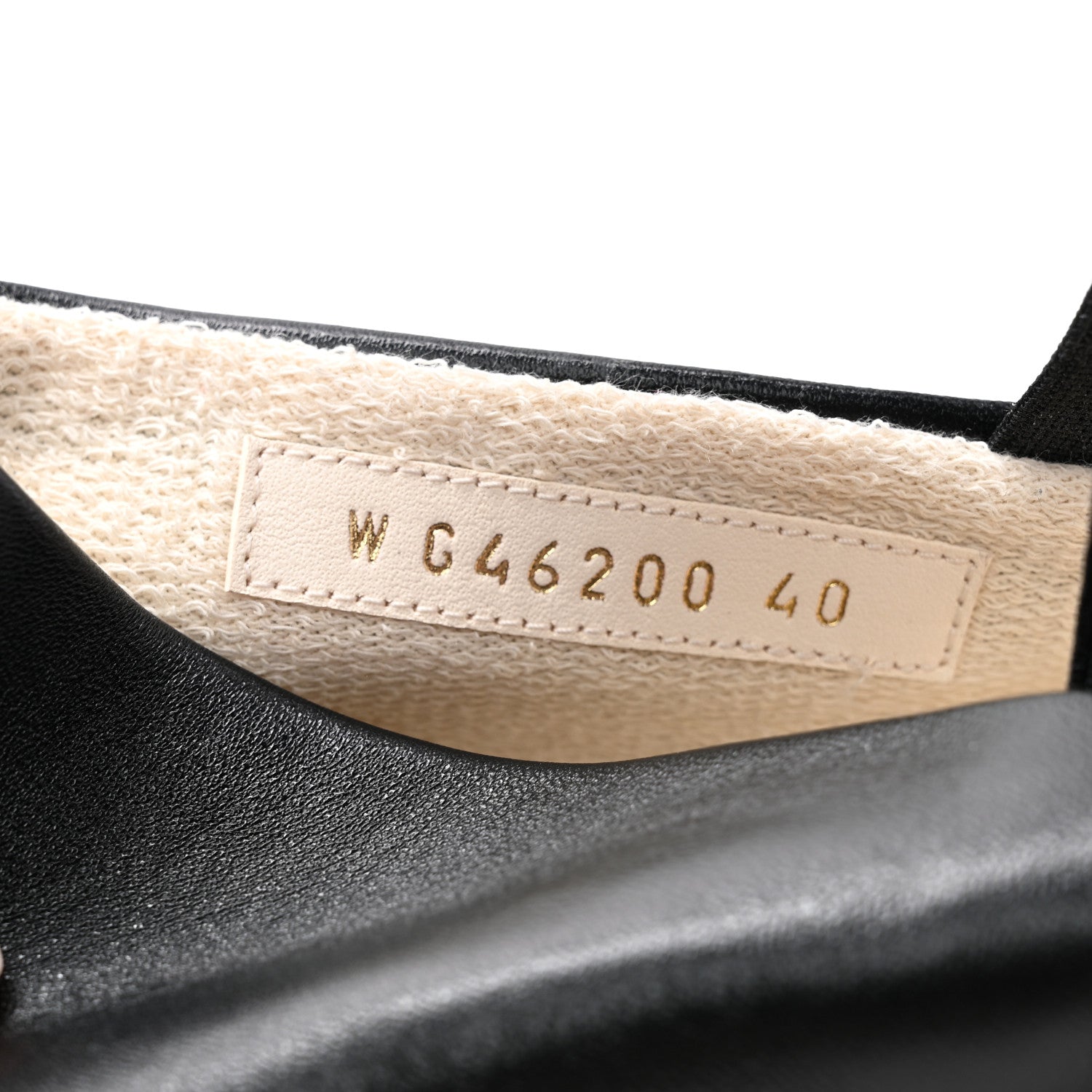 Chanel Lambskin Cap Toe CC Mary Jane Flats 40 Black 8 of 9
