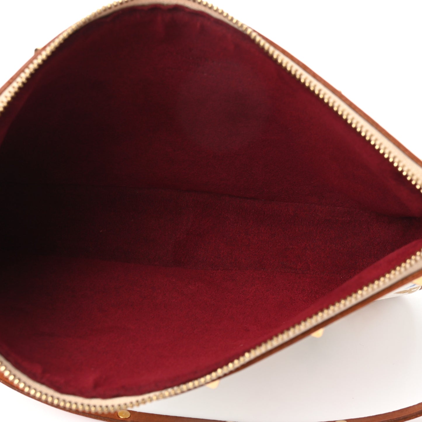 Monogram Multicolor Pochette Accessories White
