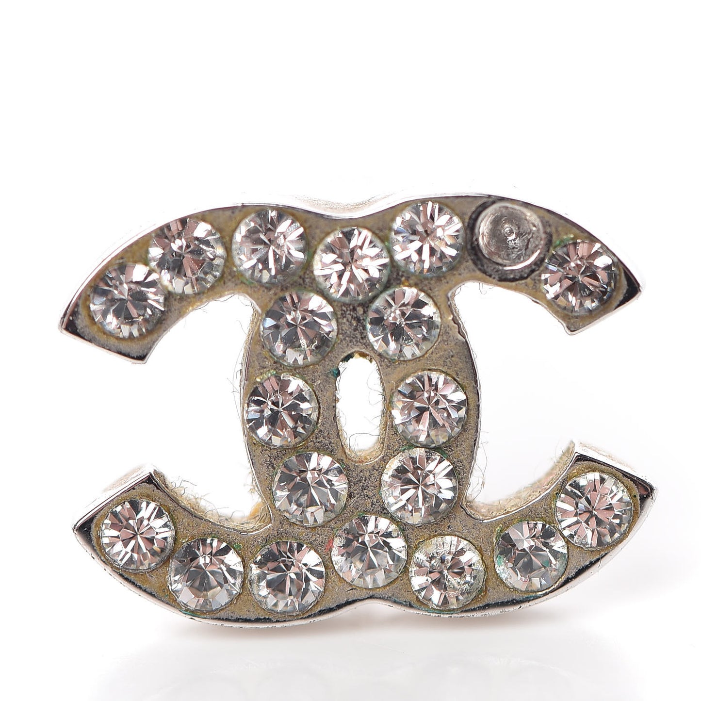 Crystal Mini Timeless CC Earrings Silver