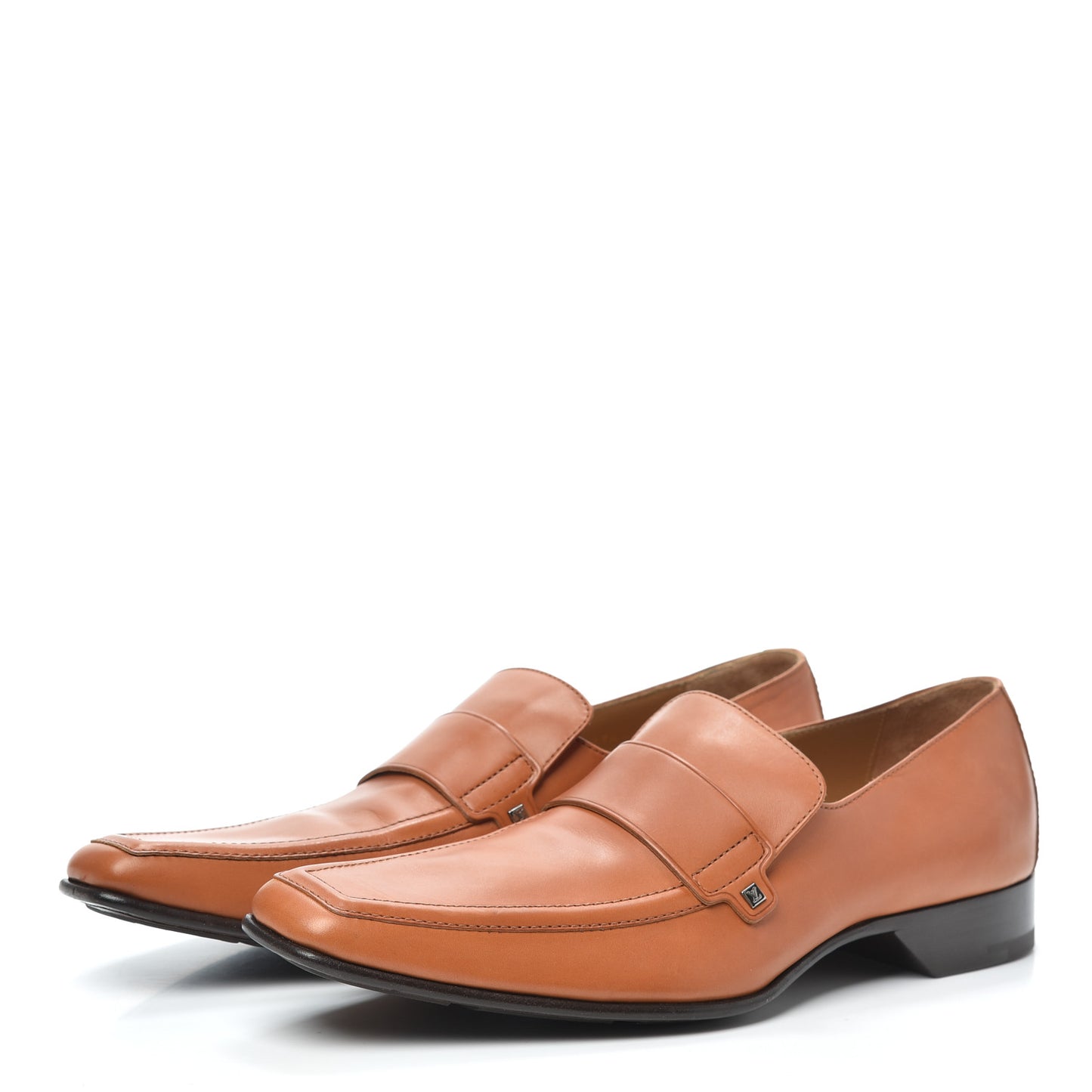 Calfskin Mens Gary Loafer size 9 Brown