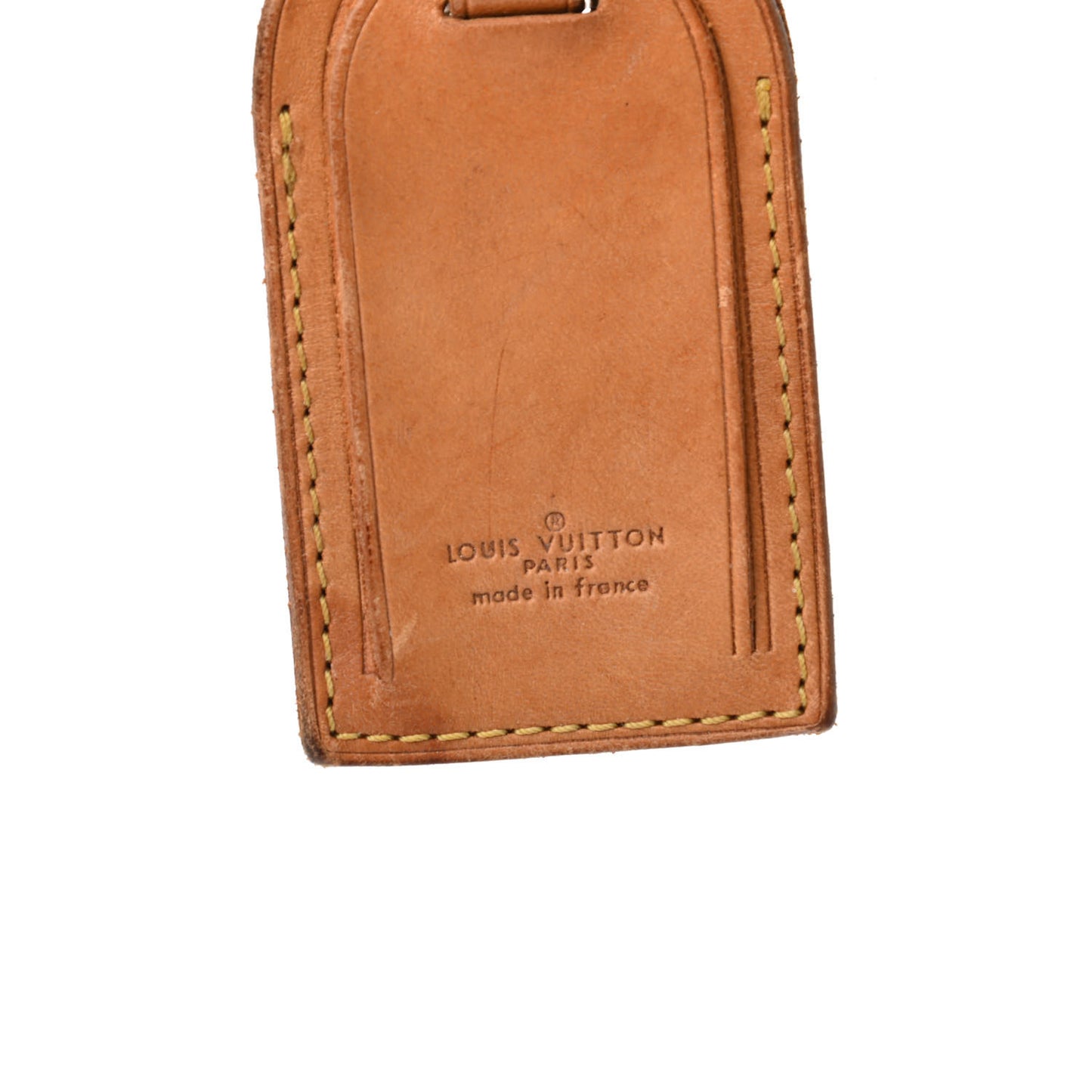 Vachetta Leather Luggage Tag