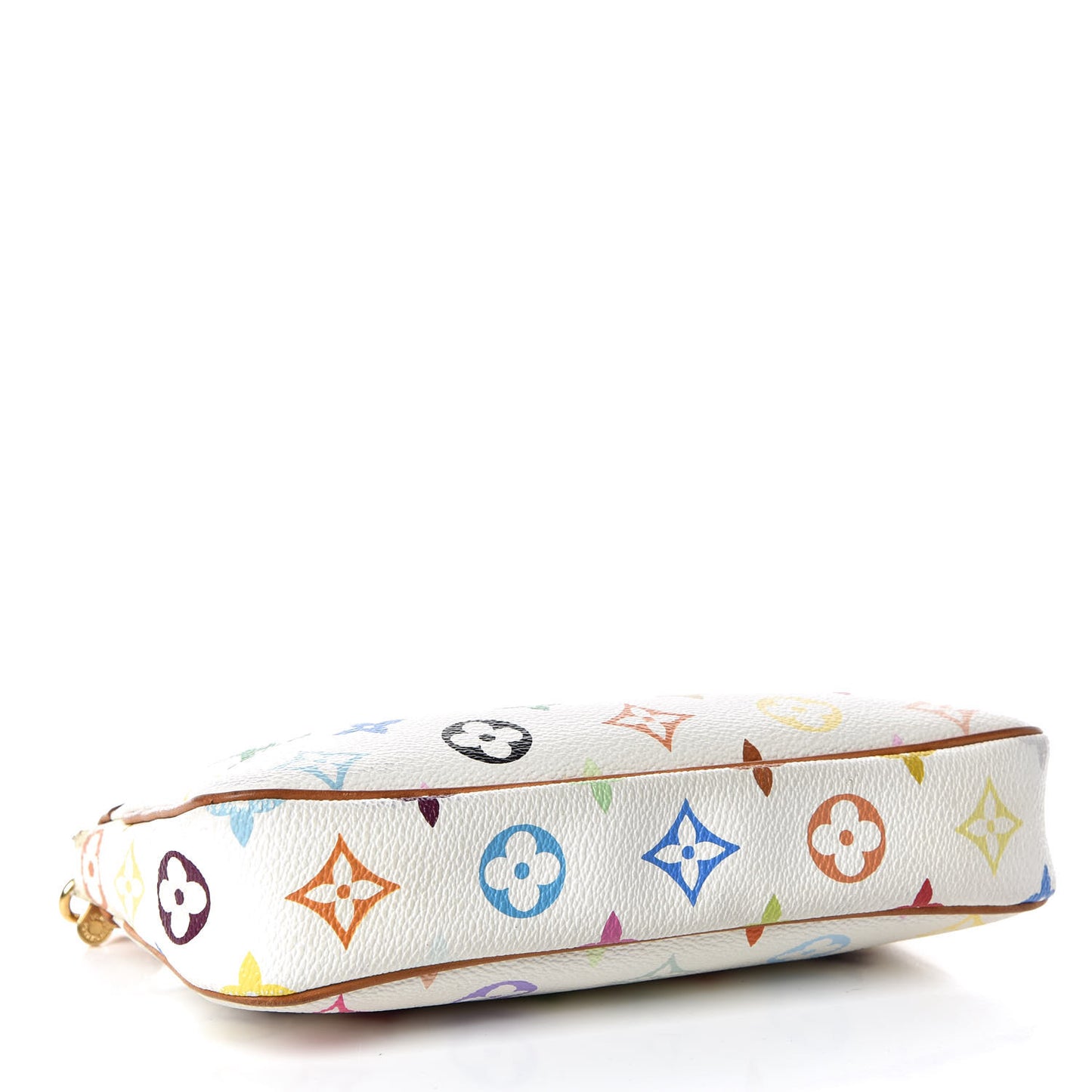 Monogram Multicolor Pochette Accessories White