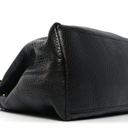 Gucci Pebbled Calfskin Medium Soho Chain Shoulder Bag Black 8 of 9