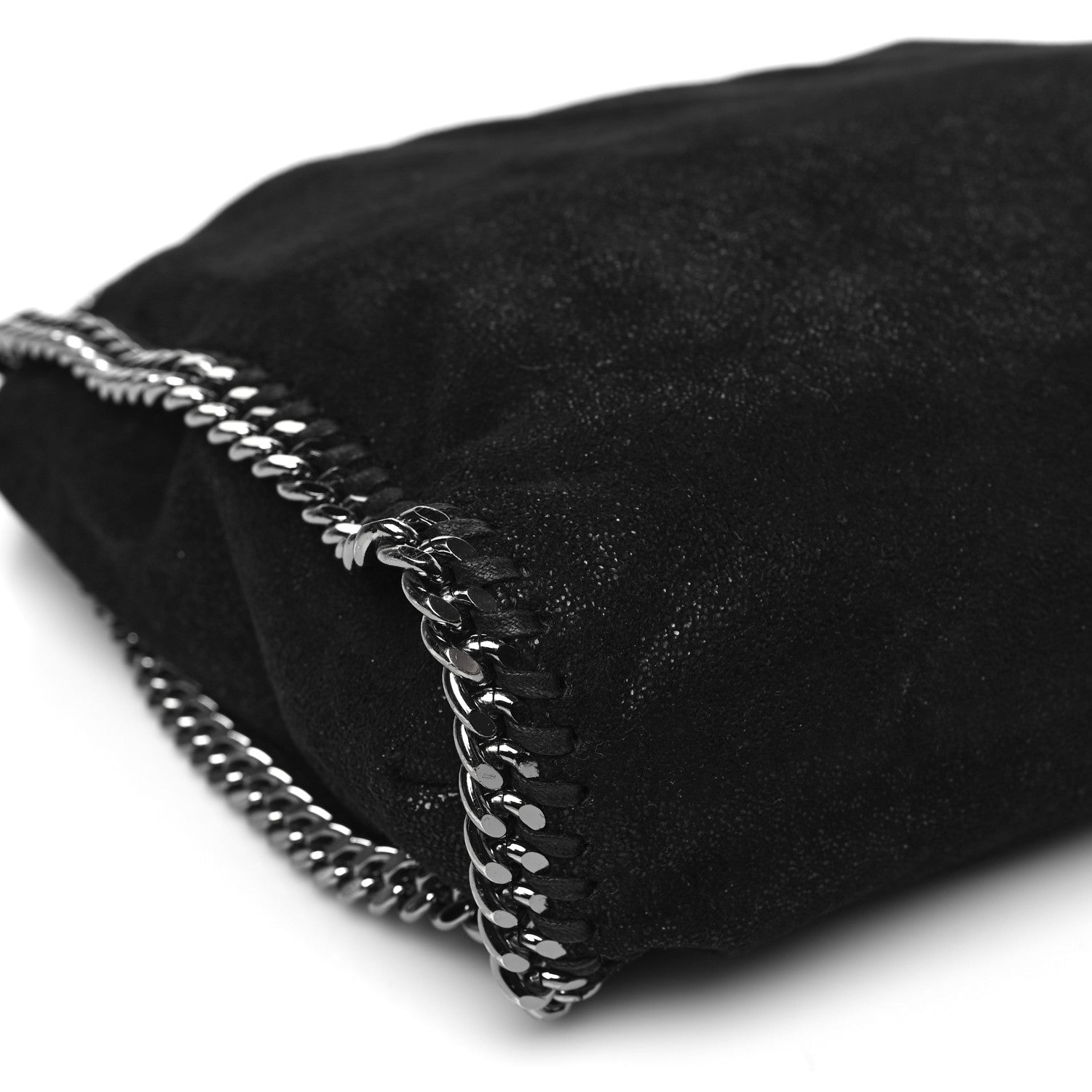 Stella McCartney Shaggy Deer Falabella Fold Over Tote Black 8 of 9